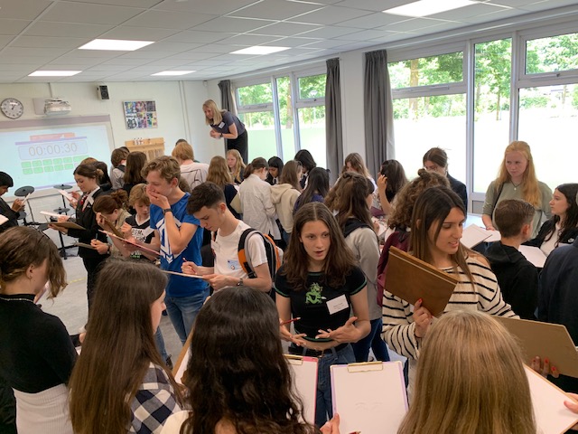 Europese scholen op bezoek.