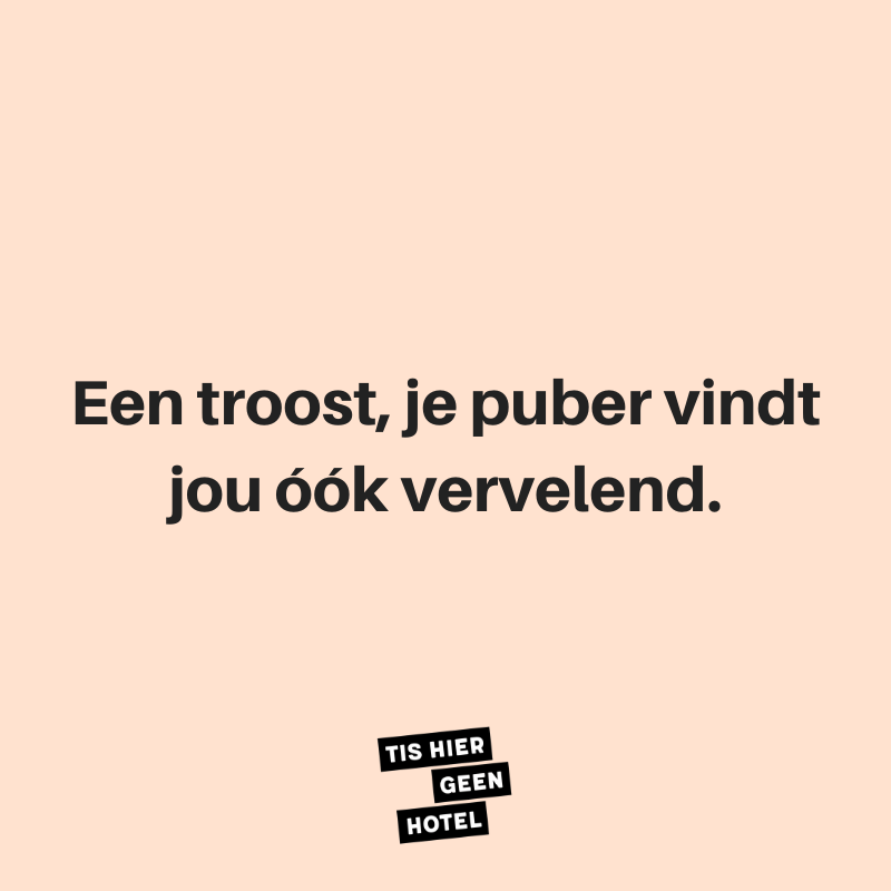 Tis Hier Geen Hotel lezing